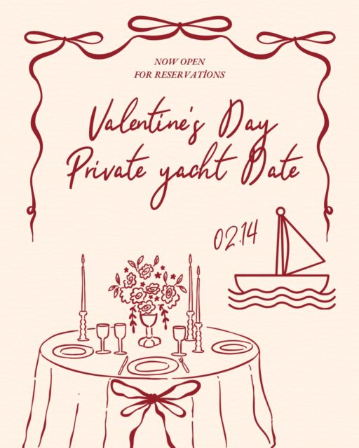 Sevgililer Günü için özel yat turunuzu; dilediğiniz gibi planlayalım♥️